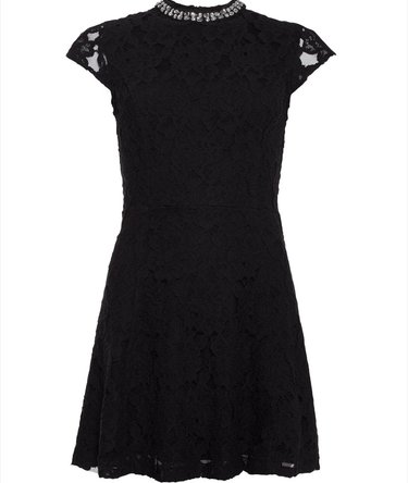 Eastern Lace Collar Band Kleid Image 2
