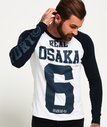 Real Osaka 6 Raglan Long Sleeve T-Shirt Image 1