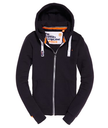 Orange Label hoodie met rits Image 2