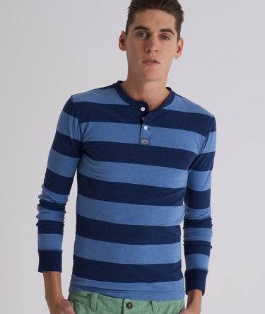 Hoopstripe Grandad Top Image 2