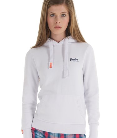 Orange Label Hoodie Image 3