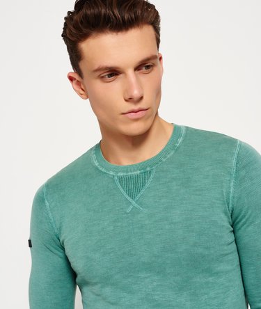 Garment Dyed L.A Crew Neck Jumper Image 5