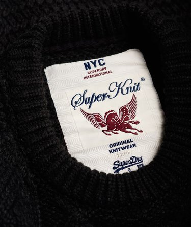 Columbus Cable Crew Neck Jumper Image 6