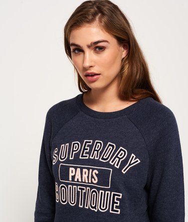 Applique Raglan Crew Sweatshirt Image 5