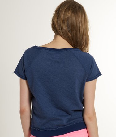 Flame Slub Cut Crew Top Image 4