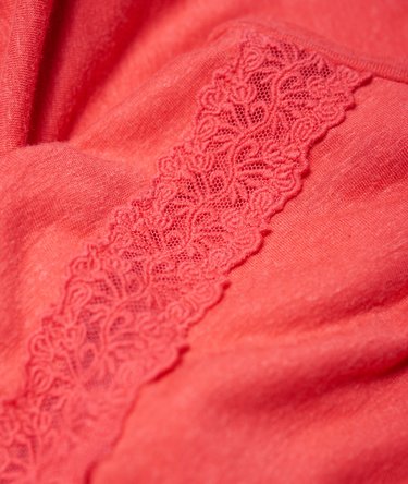 Lace Insert T-shirt Image 8