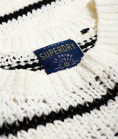 Textured Stripe Tape Knit Jumper Image 6