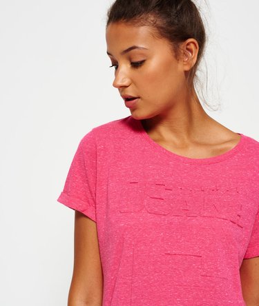 Osaka Embossed Bright Boyfriend T-shirt Image 5