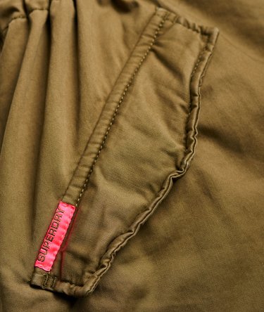 Faux Fur Hooded Rookie Military Parka Jacket Image 8