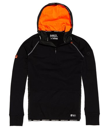 Sports Athletic 1/2 Zip Overhead Hoodie Image 1