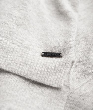 Pull en maille à col en V Luxe Image 7