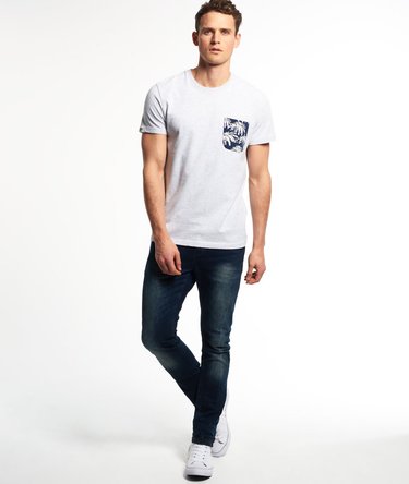 Festival Pocket T-skjorte med heldekkende trykk Image 3