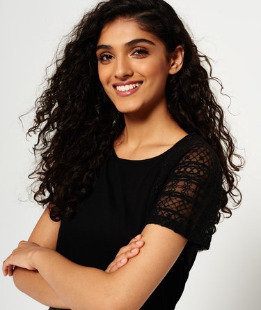 Embroidered Raglan T-shirt Image 5