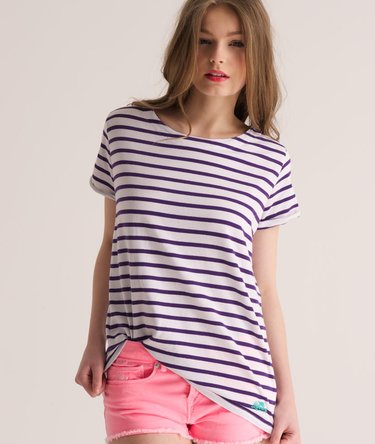 Slouch stripete T-skjorte Image 1