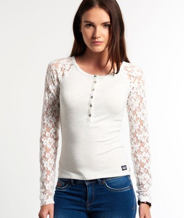 Top tunisien Super Sewn Lace Sleeve Image 1