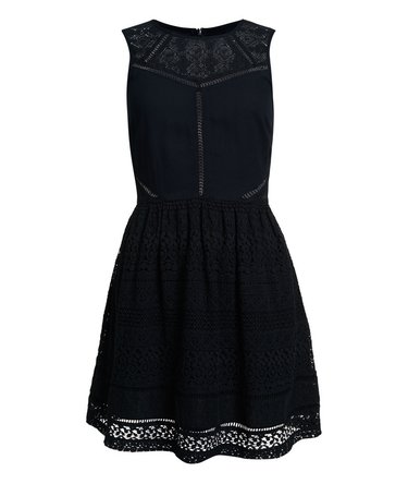 Lace Panel Skater Dress Image 2