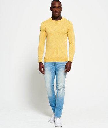 Garment Dyed L.A. Crew Neck Jumper Image 3