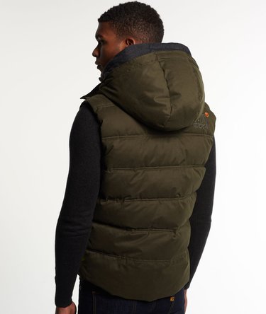 Hooded Microfibre Pitching Gilet Image 4