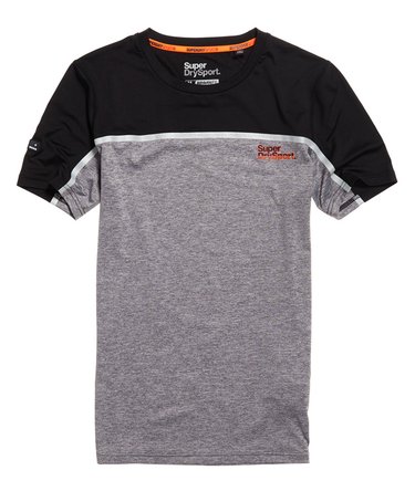 Athletic T-Shirt mit Farbblock-Design Image 2