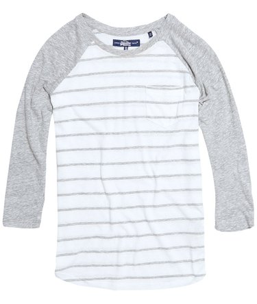 Stripe Baseball-Shirt Image 2