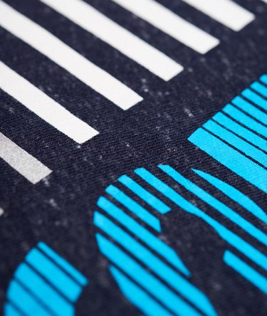 Sport Label Diagonal Hoodie Image 7