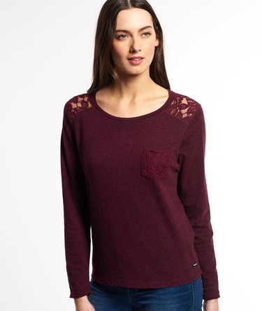 Top de encaje Essentials Slouch Image 1