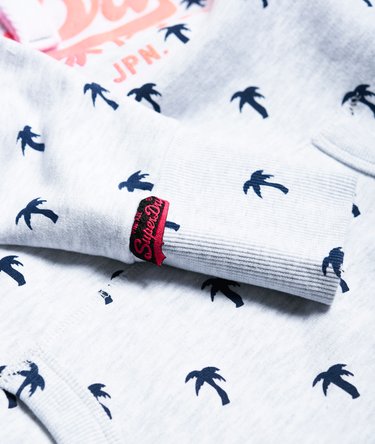 Vintage Logo Ditsy All Over Print Hoodie Image 8