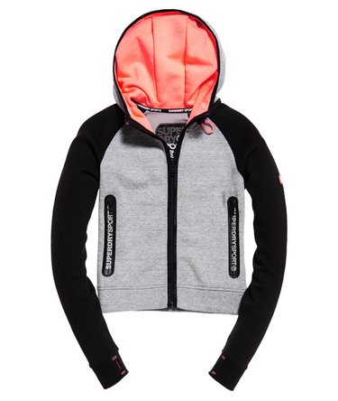 Gym Tech Crop Zip Hoodie Image 2
