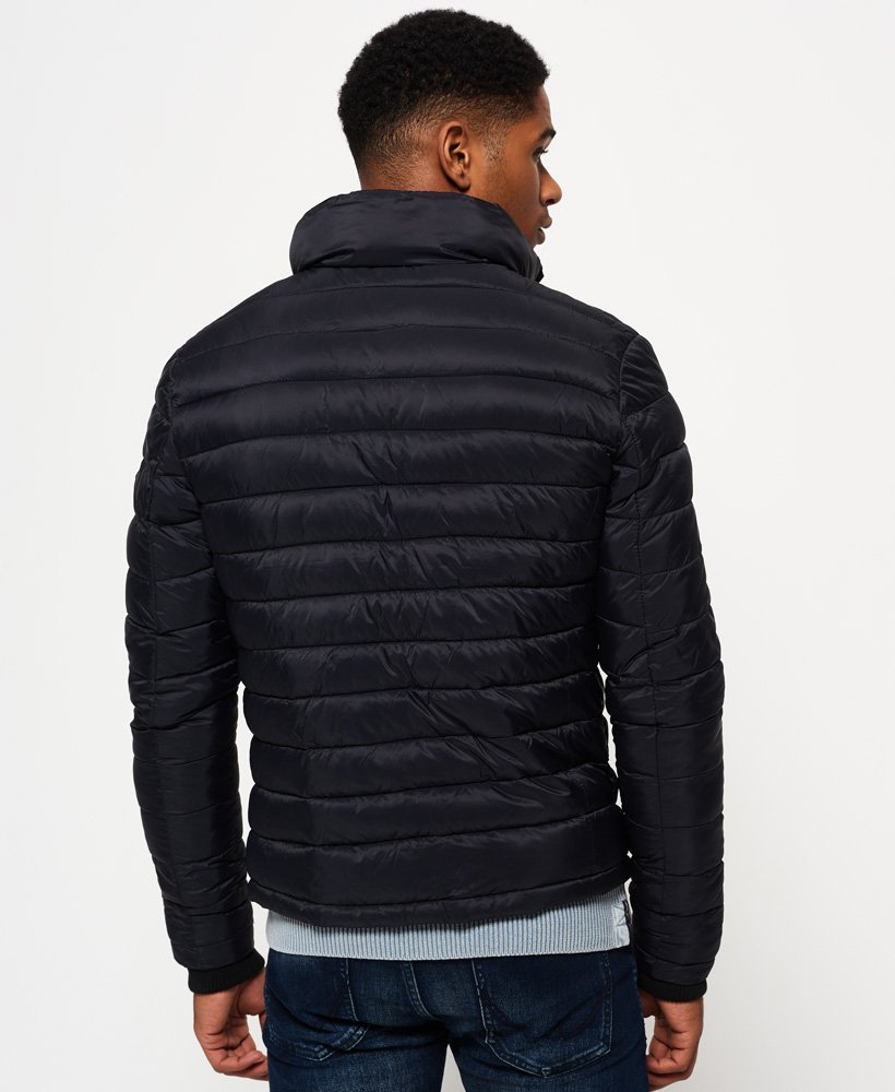 mens Fuji Triple Zip Through Jacket in Black | Superdry CA-EN
