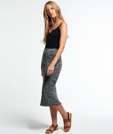 Essentials Twist Midi Skirt Image 1
