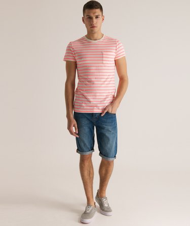 Stripe Pocket T-Shirt Image 3
