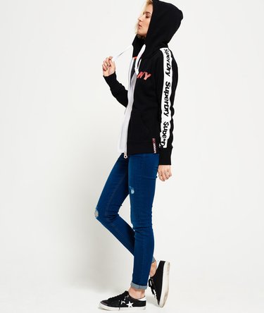 Sport Code Raglan Zip hoodie Image 3