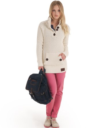 Gebreide Orkney Henley trui Image 3