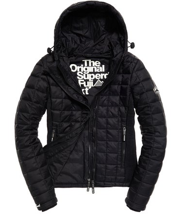 Hooded Box Quilt Fuji Jacket Image 2