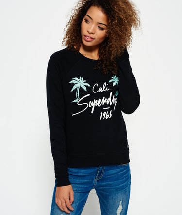 Applique Raglan Crew Sweatshirt Image 1