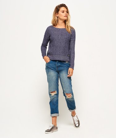 Nebraska Cable Zip Knit Jumper Image 3