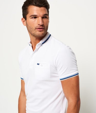 Polo en piqué City Tipped Image 3