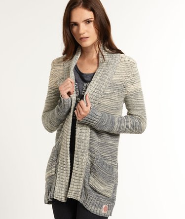Reverse Stripe Cardigan Image 1