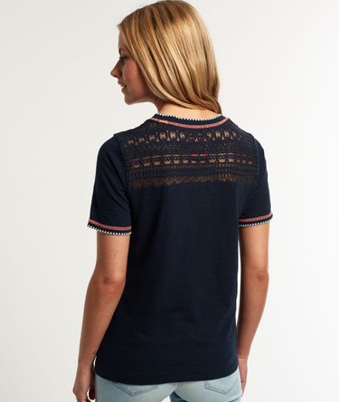 Crafted Lace T-shirt Image 4