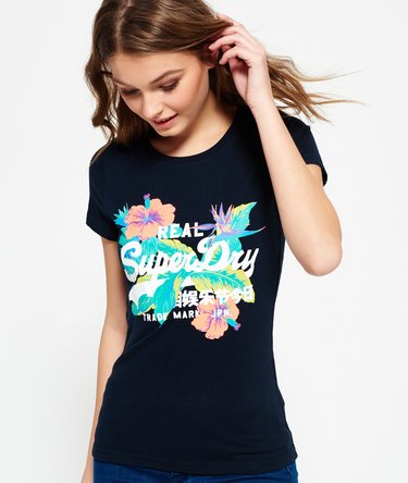 Camiseta Vintage Logo Hibiscus Image 1