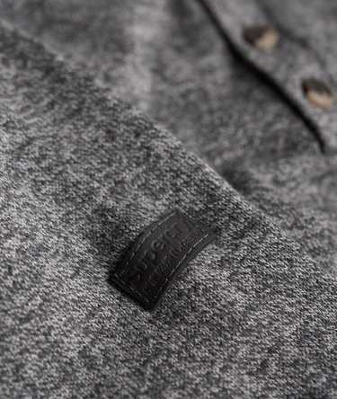 Orange Label Strikket Grandad-genser Image 6