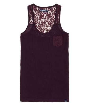 Super Sewn Rugged Lace Pocket Vest Top Image 2