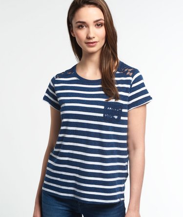 Super Sewn Stripe Pocket T-shirt Image 1
