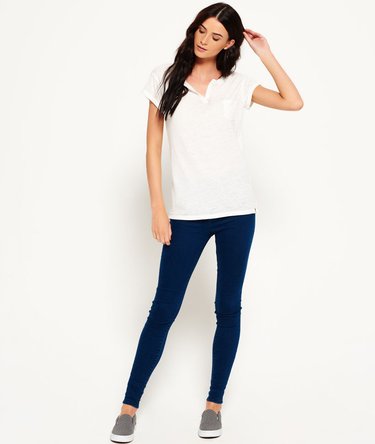 Burnout Notch Neck Pocket T-shirt Image 3