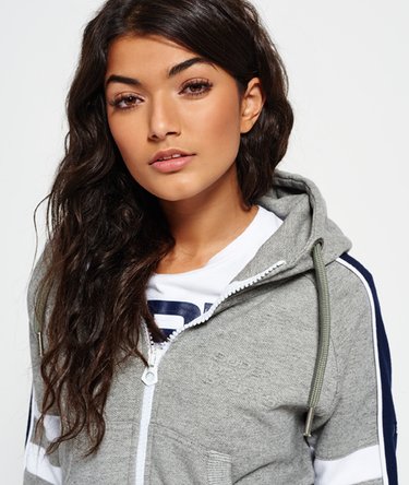 Shortie Sports Zip Hoodie Image 5