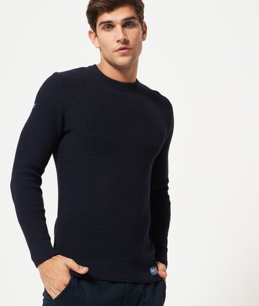 University Waffle Crew Sweater Image 1