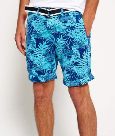 International Print Chino Shorts Image 1