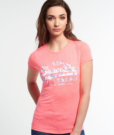 Camiseta Vintage Logo Hibiscus Cut Out Image 1