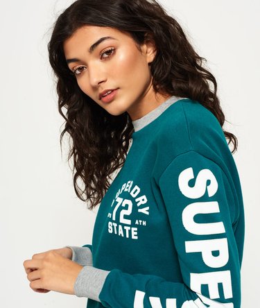 Sleeve Logo Crew Sweat Image 1