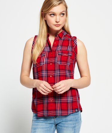 Boyfriend skjorte uten ermer Image 1